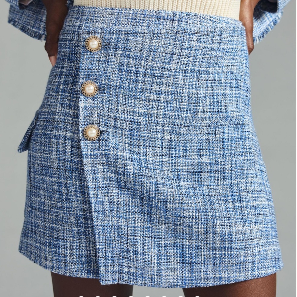 Anthropologie Tweed Skirt